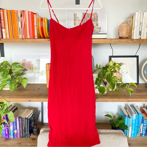 Reformation - Isabel red midi dress - size 4 - Picture 7 of 11